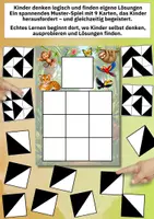 Vorschau - Spiele - Legespiel Muster erkennen & nachlegen – Logisches Denken trainieren (Kita, Schule & zuhause) - Seite 1