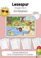 Vorschau - Arbeitsblätter - Materialpaket / Bundle: 2 Lesespuren Sommer - Badesee, Ferienlager (Klasse 3, 4) Lesen üben - Seite 1