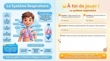 Aperçu - Apprentissages en autonomie - Anatomie Humaine : livre + activités pour enfants - Page 1