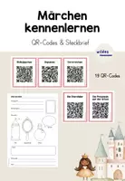 Vorschau - Fördermaterial/Inklusion - Märchen kennenlernen (QR-Codes und Steckbrief) - Deckblatt
