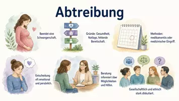 Vorschau - Arbeitsblätter - Arbeitsblatt "Die Ethik der Abtreibung" + interaktive Lösung & MP3 + Mindmap + Infografik - Seite 1