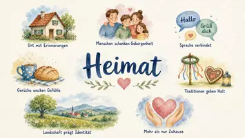 Vorschau - Arbeitsblätter - Lernposter + Arbeitsblätter zum Thema "Heimat" + Lösung & MP3 + Mindmap + Infografik - Seite 2