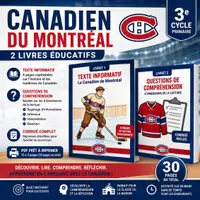 Aperçu - Apprentissages en autonomie - Canadien du Montréal : 2 Livres éducatifs 3e Cycle - Page de couverture
