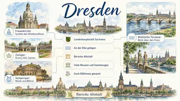 Vorschau - Arbeitsblätter - Lernposter + Arbeitsblatt zum Thema "Dresden" + Onlineübung & MP3 + Mindmap + Infografik - Seite 2