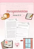 Vorschau - Arbeitsblätter - Kurzgeschichten - Deckblatt