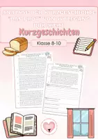 Vorschau - Arbeitsblätter - Kurzgeschichten - Deckblatt