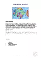 Vorschau - Mal- und Bastelvorlagen - Kunst Albert Fischer, Fische mit Händen, Grundschule - Seite 3
