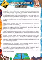 Vorschau - Arbeitsblätter - Naturkatastrophen - Erdbeben - Deckblatt
