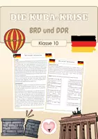 Vorschau - Arbeitsblätter - BRD und DDR - Deckblatt
