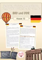 Vorschau - Arbeitsblätter - BRD und DDR - Deckblatt