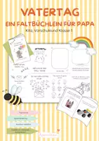Vorschau - Arbeitsblätter - Vatertag - Bastelvorlage (Kita & Vorschule) Büchlein zum Ausfüllen und verschenken - Seite 1