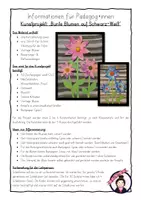Vorschau - Stundenentwürfe - Kunst SOMMER: Bunte Blumen auf Schwarz-Weiß - Seite 2