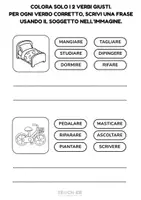 anteprima - Esercizi - I verbi - Osserva e costruisci la frase - Pagina 2