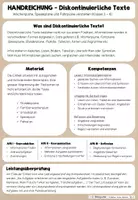Vorschau - Arbeitsblätter - Diskontinuierliche Texte - Wochenpläne, Stundenpläne, Fahrpläne, Speisepläne - Seite 1