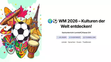 Vorschau - Stundenentwürfe - WM-2026-Kulturen-der-Welt-entdecken - Deckblatt