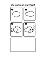 Vorschau - Arbeitsblätter - Zeichnen lernen: Meerestiere & Unterwasserwelt (Schritt für Schritt) | Kunst 1. & 2. Klasse, Vorschule - Seite 2