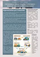 Vorschau - Arbeitsblätter - Arbeitsblatt zum Thema Freihandel oder Protektionismus - Was ist die bessere Strategie - Seite 1