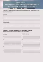 Vorschau - Arbeitsblätter - Arbeitsblatt zum Thema Freihandel oder Protektionismus - Was ist die bessere Strategie - Seite 3