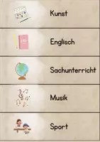 Vorschau - Poster - Klassenraum Organsiation Dienstschilder Stundenplan Deko - Seite 3