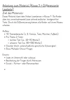 Vorschau - Arbeitsblätter - Lesetexte für Klasse 1 - differenziert - Seite 1