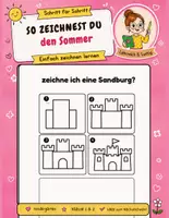 Vorschau - Arbeitsblätter - Zeichnen lernen: Sommer, Strand & Urlaub (Schritt für Schritt) | Kunst 1. & 2. Klasse, Vorschule - Deckblatt