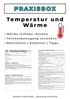 Vorschau - Arbeitsblätter - Temperatur und Wärme – Praxisbox mit Experimenten | Chemie - Deckblatt