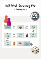 Vorschau - Spiele - Lesespiel - Bild-Wort-Zuordnung V/v 👁️ - Deckblatt