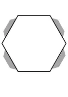 Vorschau - Mal- und Bastelvorlagen - Gemeinschaftsbild Ausmalbilder Waben die Biene - Seite 1