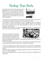 Vorschau - Arbeitsblätter - Rosa Parks - Leseverstehen - Deckblatt