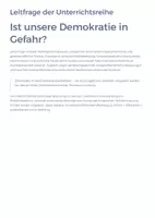 Vorschau - Unterrichtsreihen - Demokratie & politische Partizipation – Legitimation, Beteiligung & Herausforderungen | Unterrichtsreihe Oberstufe / Abitur - Seite 2