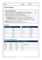 Vorschau - Stationenlernen - Präsens üben Klasse 5/6 – Verben konjugieren Arbeitsblätter + Lösungen | Zeitformen Deutsch (Teil 1/6) - Seite 2