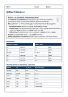 Vorschau - Arbeitsblätter - Präteritum üben Klasse 5/6 – Verben konjugieren Arbeitsblätter + Lösungen | Zeitformen Deutsch (Teil 2/6) - Seite 2