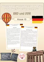Vorschau - Arbeitsblätter - BRD und DDR - Deckblatt