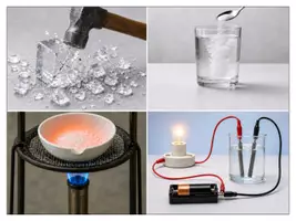 Vorschau - Stationenlernen - Eigenschaften von Salzen - Interaktives Stationenlernen mit Teilchenebene, Präsentation & Lösungen | Chemie Sek I - Seite 1