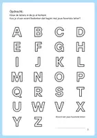 Voorbeeld - Letters leren - Pagina 3