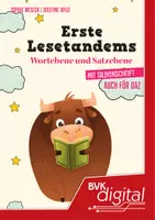 Vorschau - Text - Erste Lesetandems Wortebene und Satzebene (Mit Silbenschrift – auch für DaZ) - Deckblatt