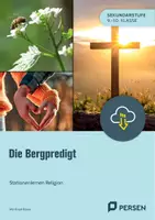 Vorschau - Arbeitsblätter - Stationenlernen: Die Bergpredigt - Deckblatt