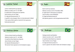 Vorschau - Stationenlernen - Spieler - Wissenskartei Fußball WM 2026 für Klasse 1/2 - Seite 3
