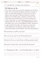 Vorschau - Arbeitsblätter - Leseverstehen Sommer (Klasse 2,3,4): 10 Lesetexte mit Fragen Lesen - Seite 2