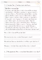Vorschau - Arbeitsblätter - Leseverstehen Sommer (Klasse 2,3,4): 10 Lesetexte mit Fragen Lesen - Seite 3