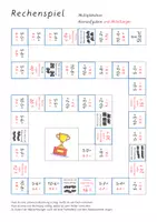 Vorschau - Spiele - Rechenspiel Grundlagen Multiplikation Kernnaufgaben - Deckblatt