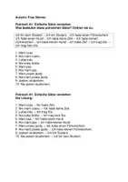 Vorschau - Arbeitsblätter - Polnisch A1 Polnische Sätze verstehen - mit Lösung - Deckblatt