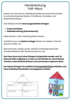 Vorschau - Mal- und Bastelvorlagen - Kennenlernen & Zusammenleben | Falt-Haus Bastelvorlage (Kl. 1–4) | inkl. Einleger & editierbar - Seite 2