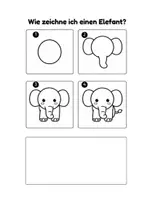 Vorschau - Arbeitsblätter - Zeichnen lernen: Dschungeltiere & Safari (Schritt für Schritt) | Kunst 1. & 2. Klasse, Vorschule - Seite 3