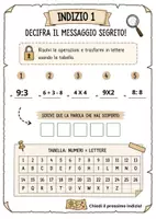 anteprima - Esercizi - Caccia al tesoro interdisciplinare - Pagina di copertina