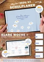 Vorschau - Anderer Materialtyp - Lehrerkalender digital Schuljahr 2026 2027 | interaktives PDF als digitaler Schulplaner - Deckblatt