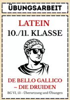 Vorschau - Arbeitsblätter - Latein: Klassenarbeit / Test Caesar (BG VI,13 - Druiden) - Deckblatt