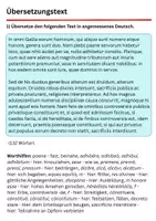 Vorschau - Arbeitsblätter - Latein: Klassenarbeit / Test Caesar (BG VI,13 - Druiden) - Seite 1