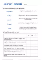 Vorschau - Arbeitsblätter - Fourth of July: Worksheets, Reading Comprehension and Matching Game - Seite 3