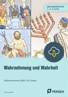 Vorschau - Stundenentwürfe - Wahrnehmung und Wahrheit - Stationenlernen Ethik 5./6. Klasse - Deckblatt